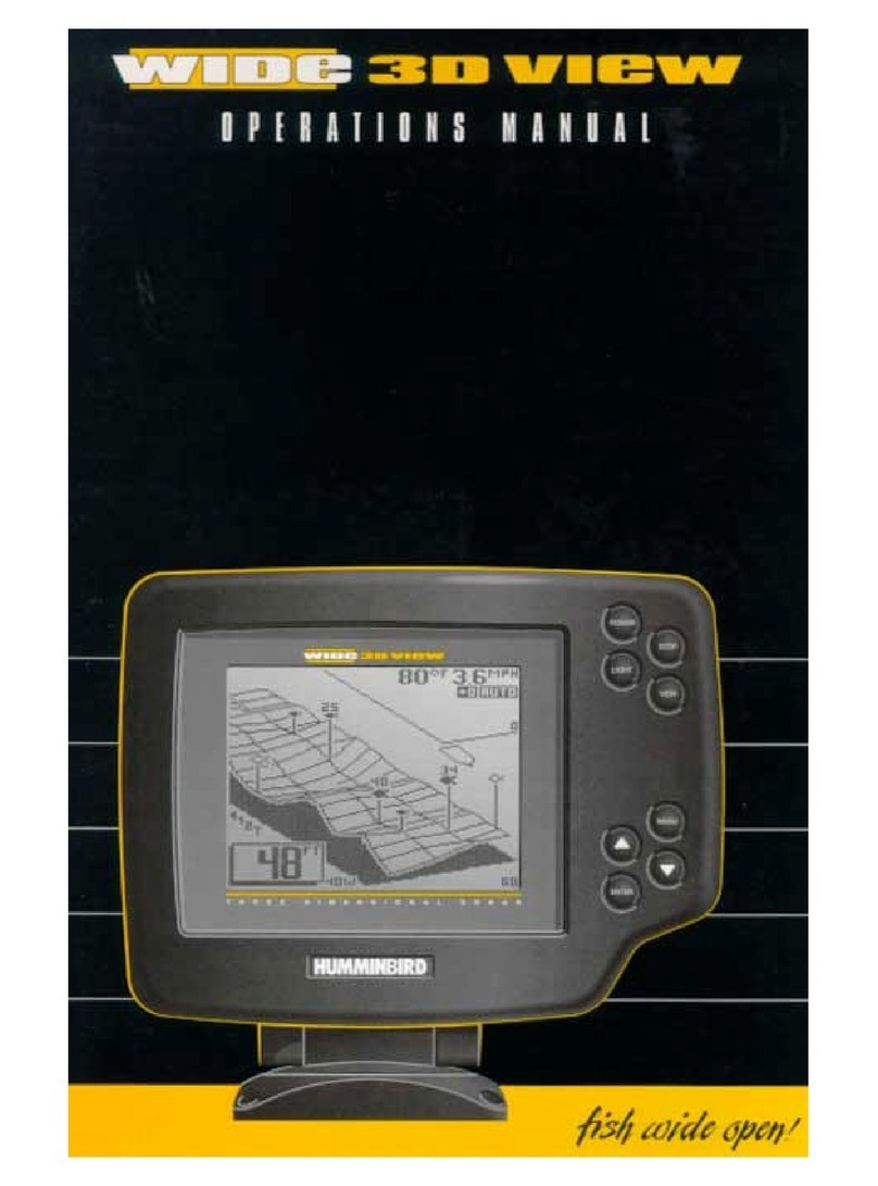 Humminbird Wide 3D View Operation manual