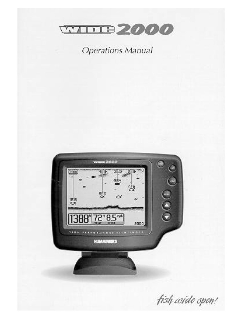 Humminbird Wide 2000 Operation manual Humminbird Wide 2000 Operation manual