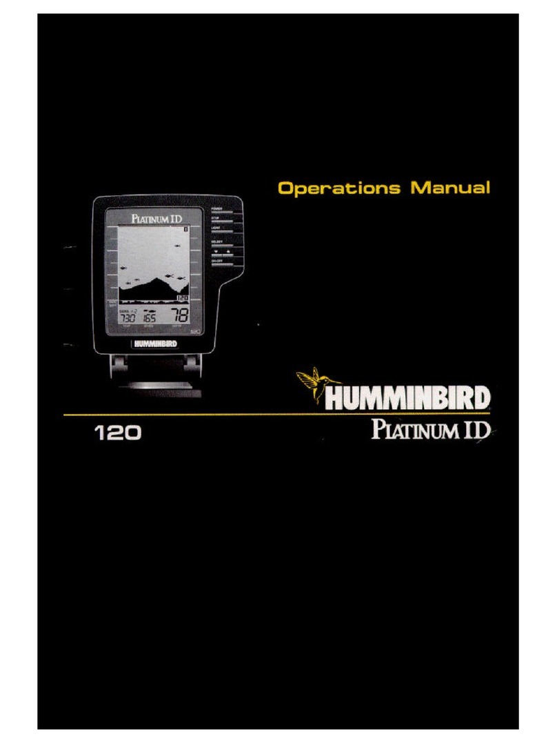 Humminbird Platinum ID 120 Operation manual