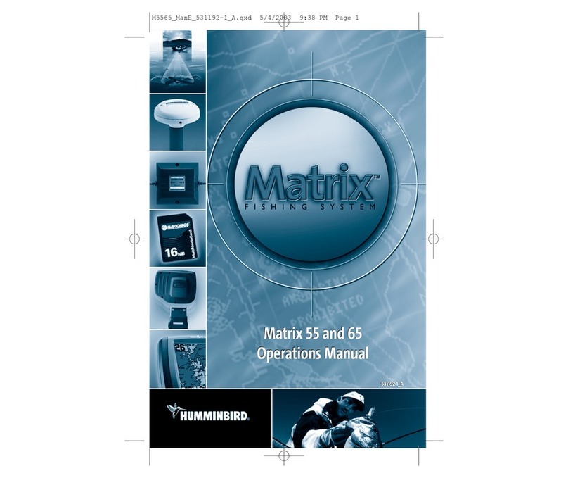 Humminbird Matrix 65 Operation manual