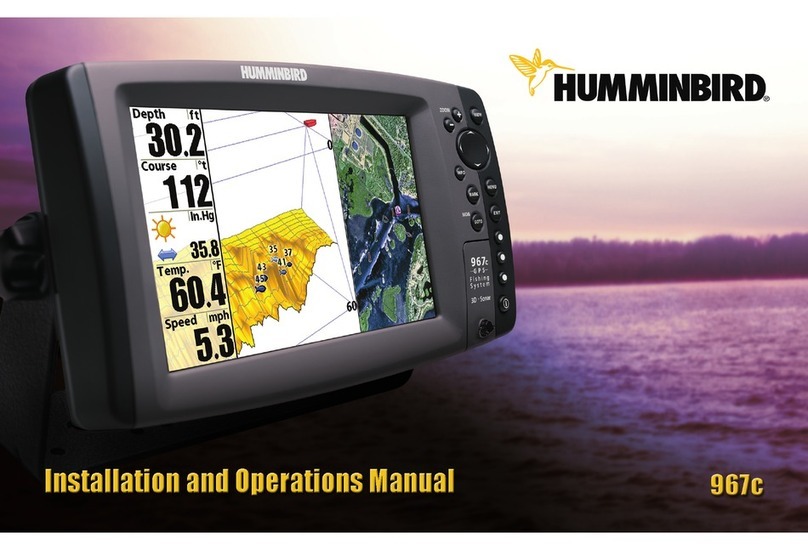 Humminbird 967C Installation and operation manual