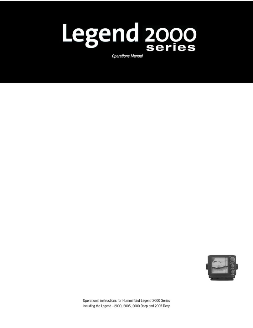 Humminbird Legend 2000 Operation manual