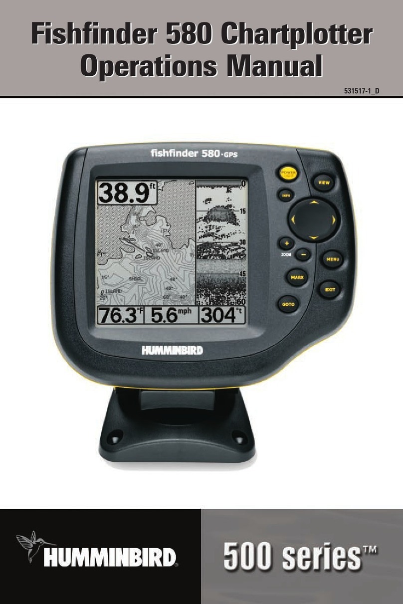 Humminbird 500 SERIES 580 User manual