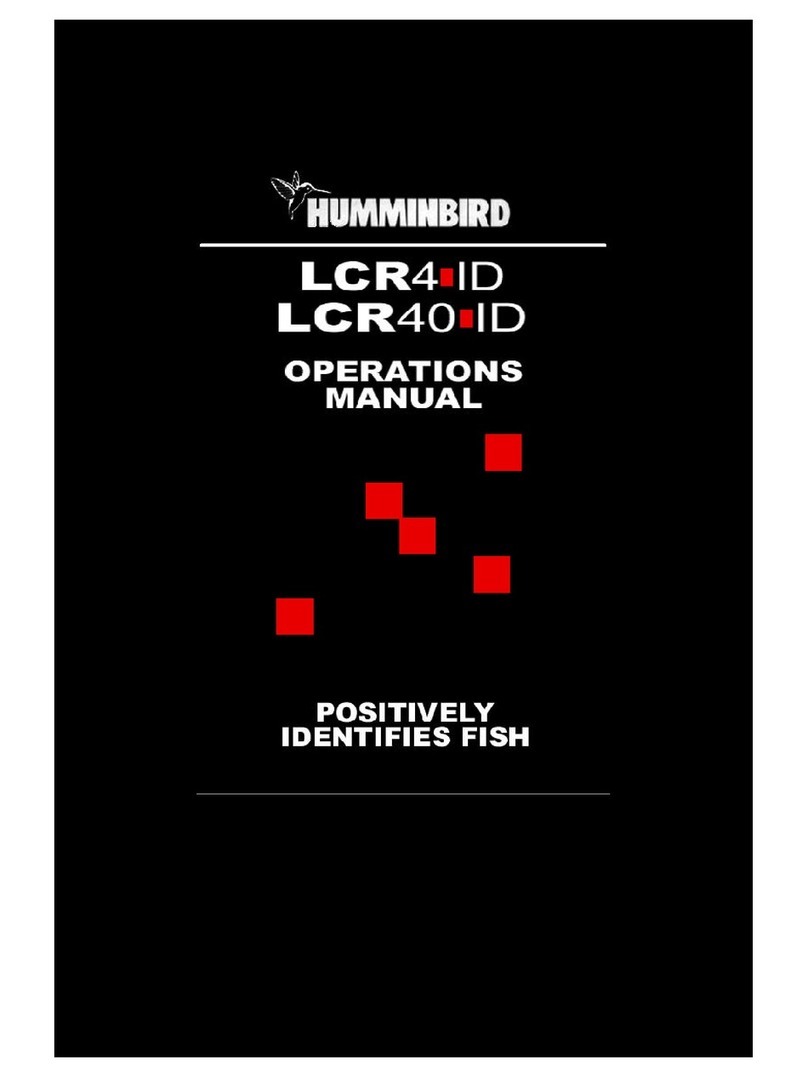 Humminbird LCR4 ID Operation manual