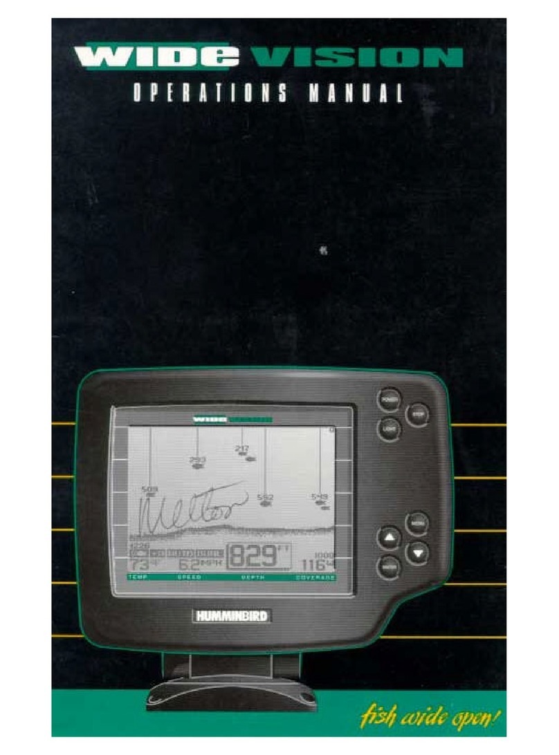 Humminbird Wide Vision User manual