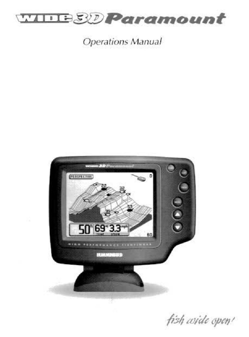 Humminbird WIDE Paramount 3D User manual