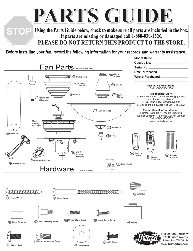 Hunter 28875 Manual
