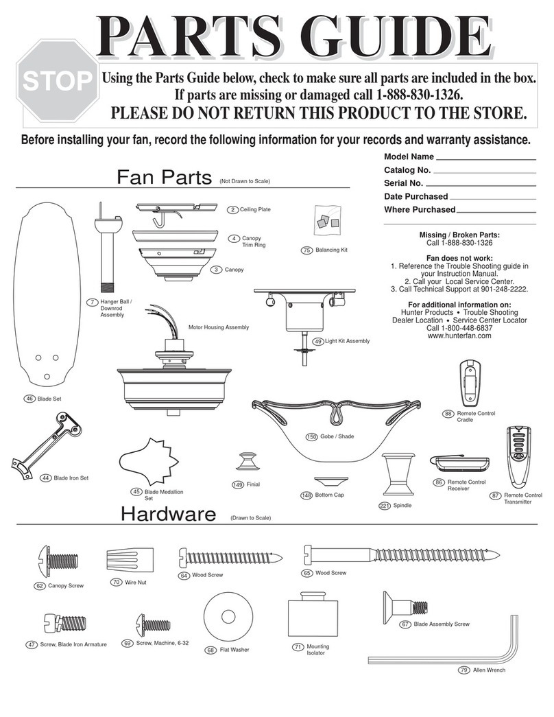 Hunter 28480 Manual