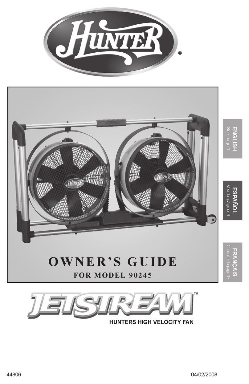 Hunter 44806 User manual