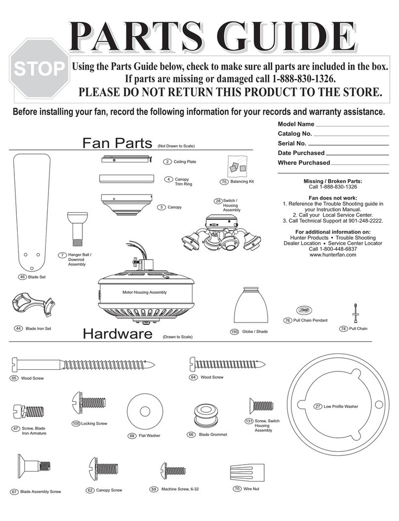 Hunter 23782 Manual