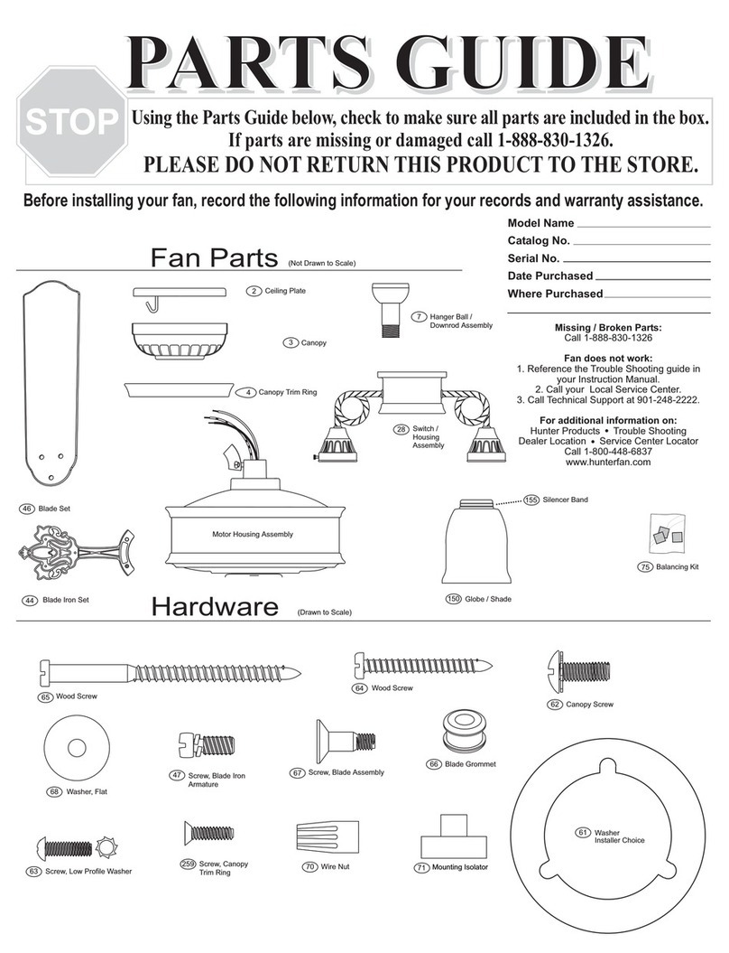 Hunter 23714 Manual