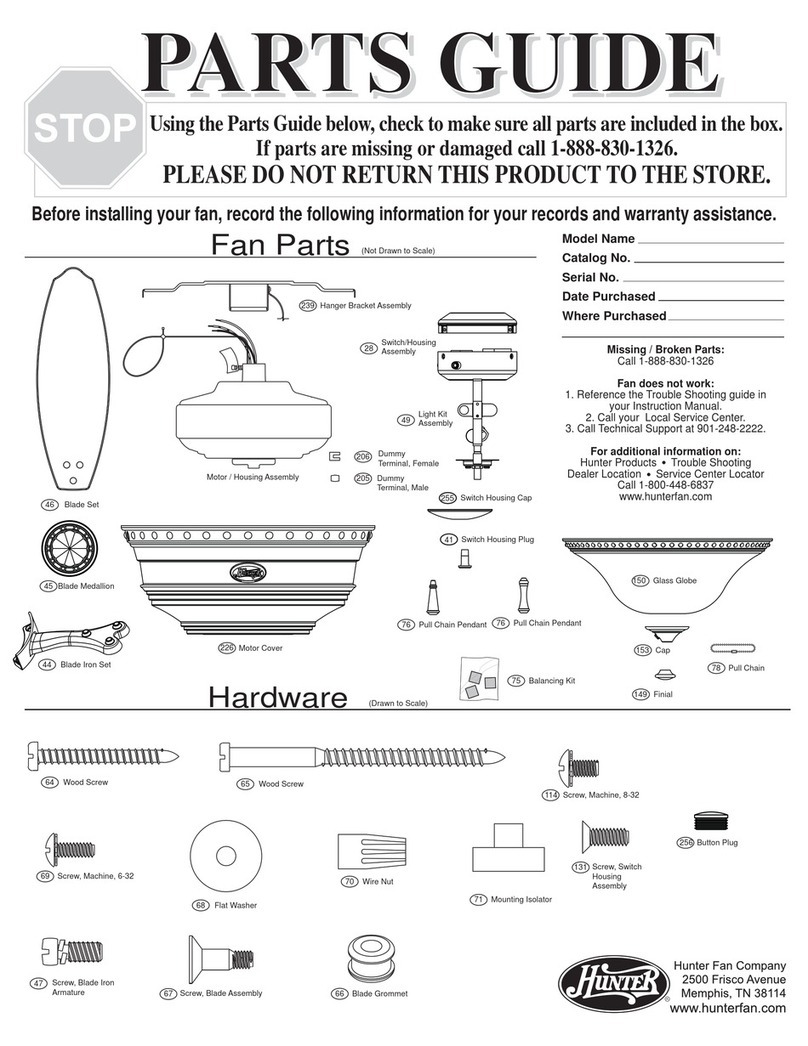Hunter 22793 Manual