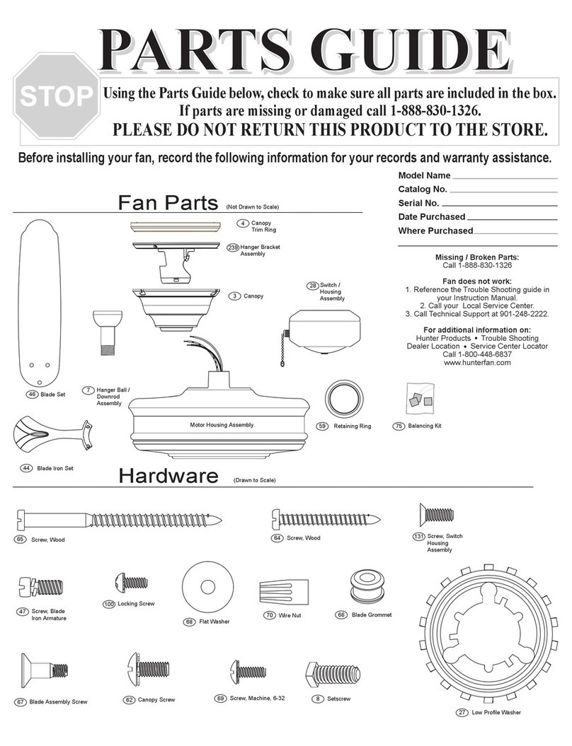 Hunter 20740 Manual