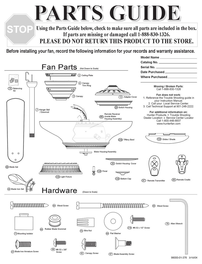 Hunter 28425 Manual