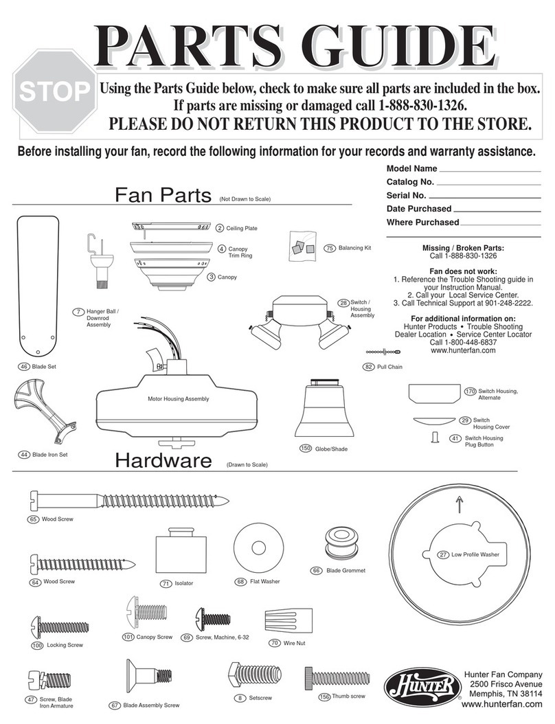 Hunter 28077 Manual