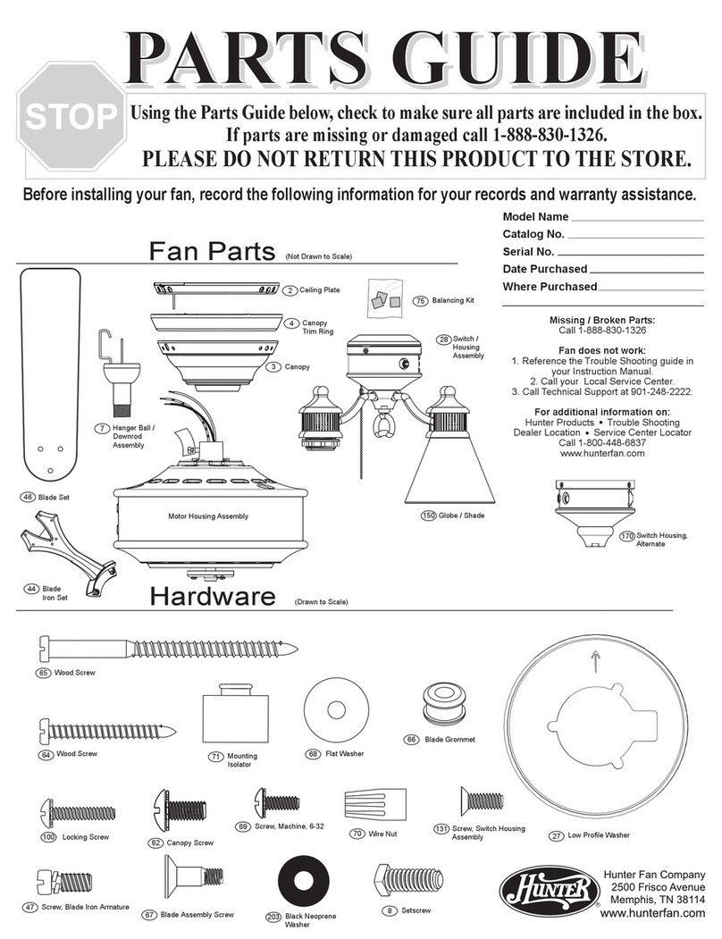 Hunter 25658 Manual