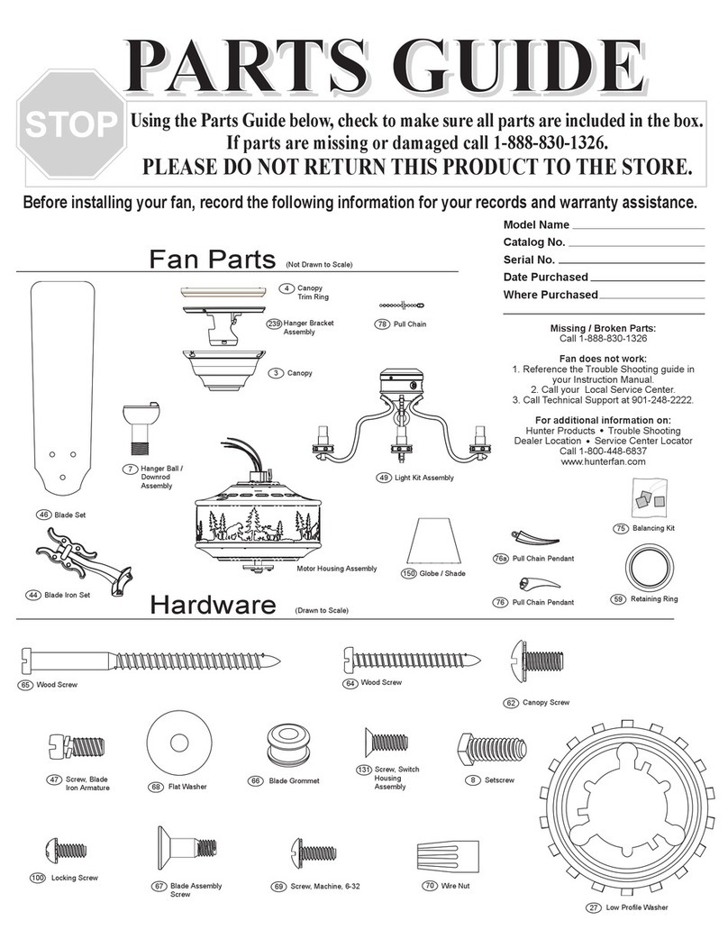 Hunter 23785 Manual