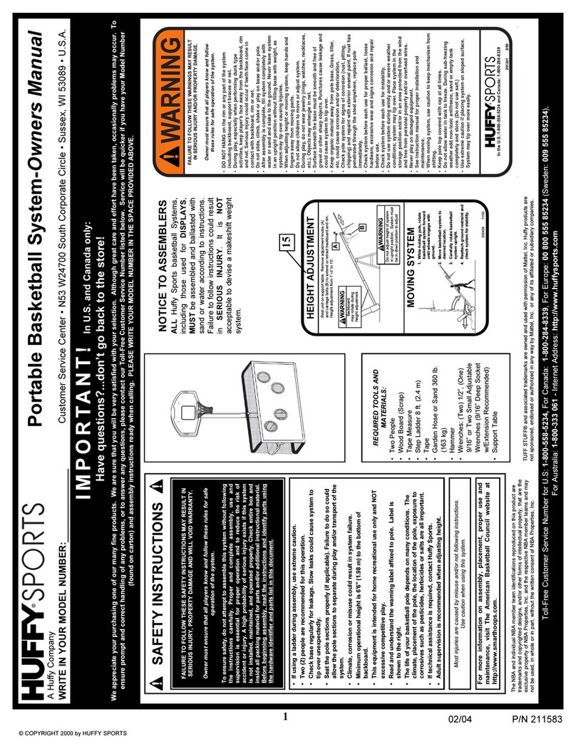 Huffy 211583 User manual
