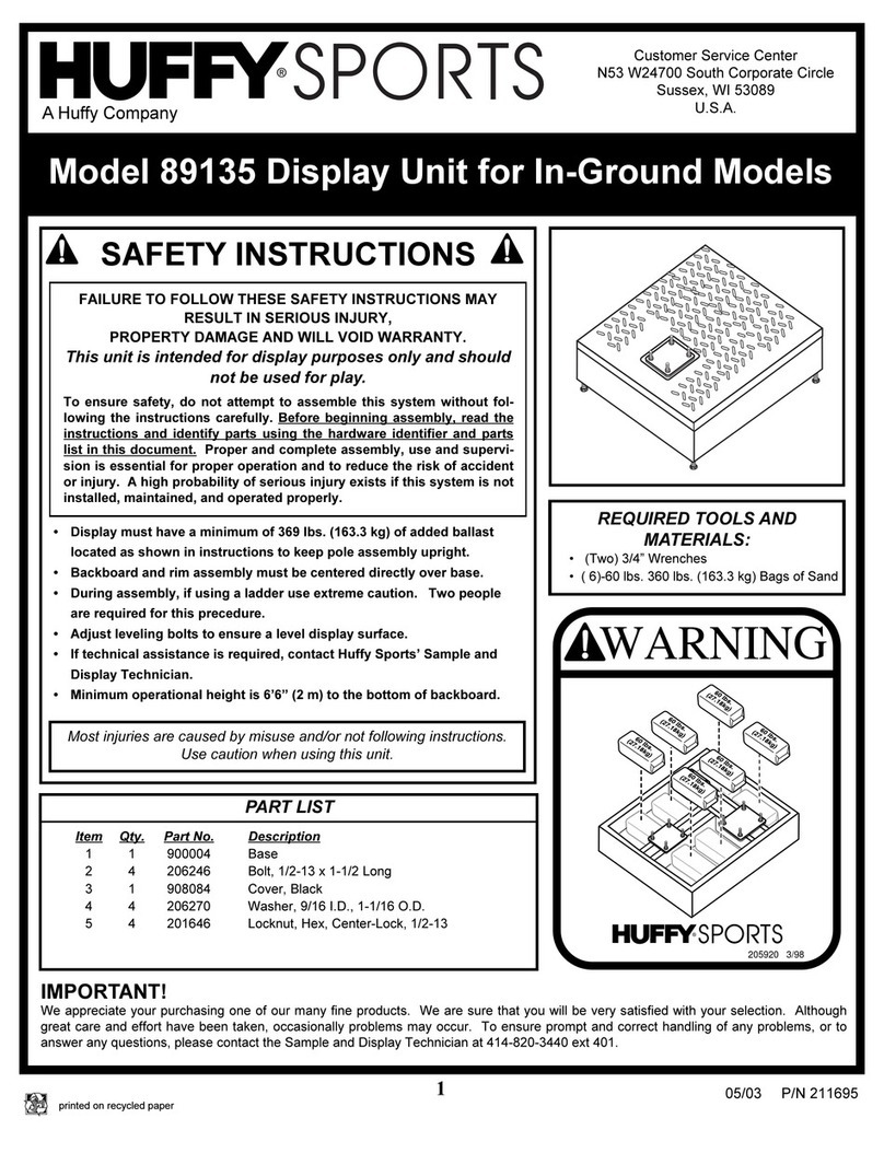 Huffy 89135 User manual