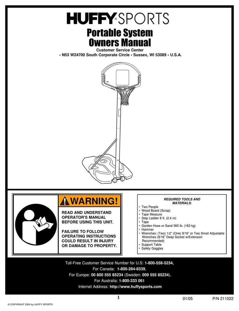 Huffy Portable System User manual