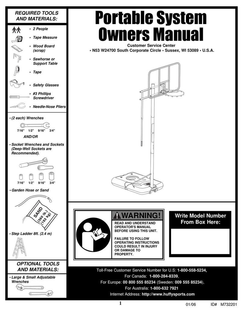 Huffy M732201 User manual