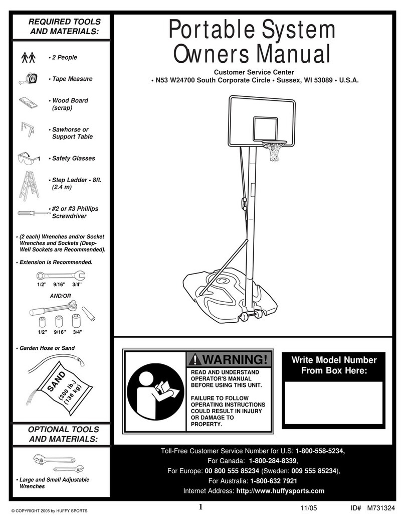 Huffy M731324 User manual