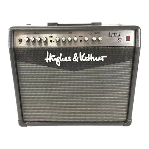 Hughes & Kettner Attax 80 User manual