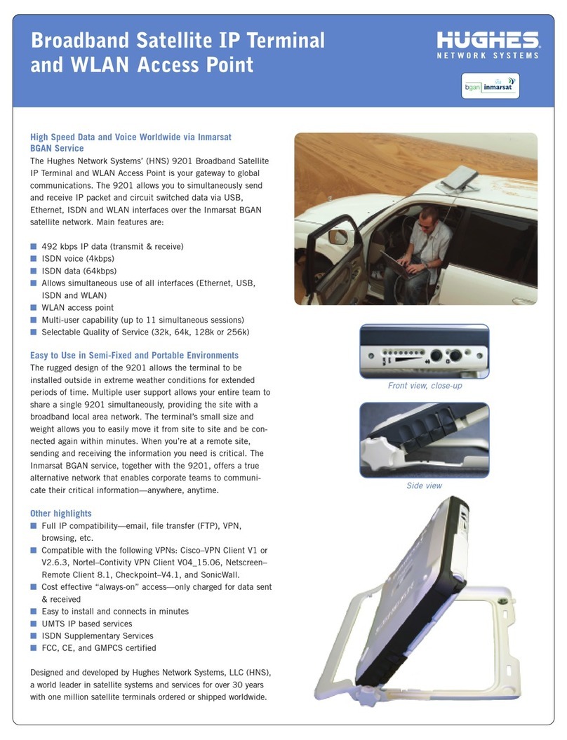 Hughes HNS 9201 User manual