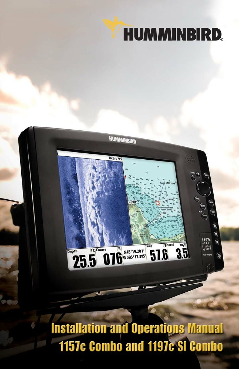 Humminbird 1157c Combo CHO Installating and operation manual Humminbird 1157c Combo CHO Installating and operation manual