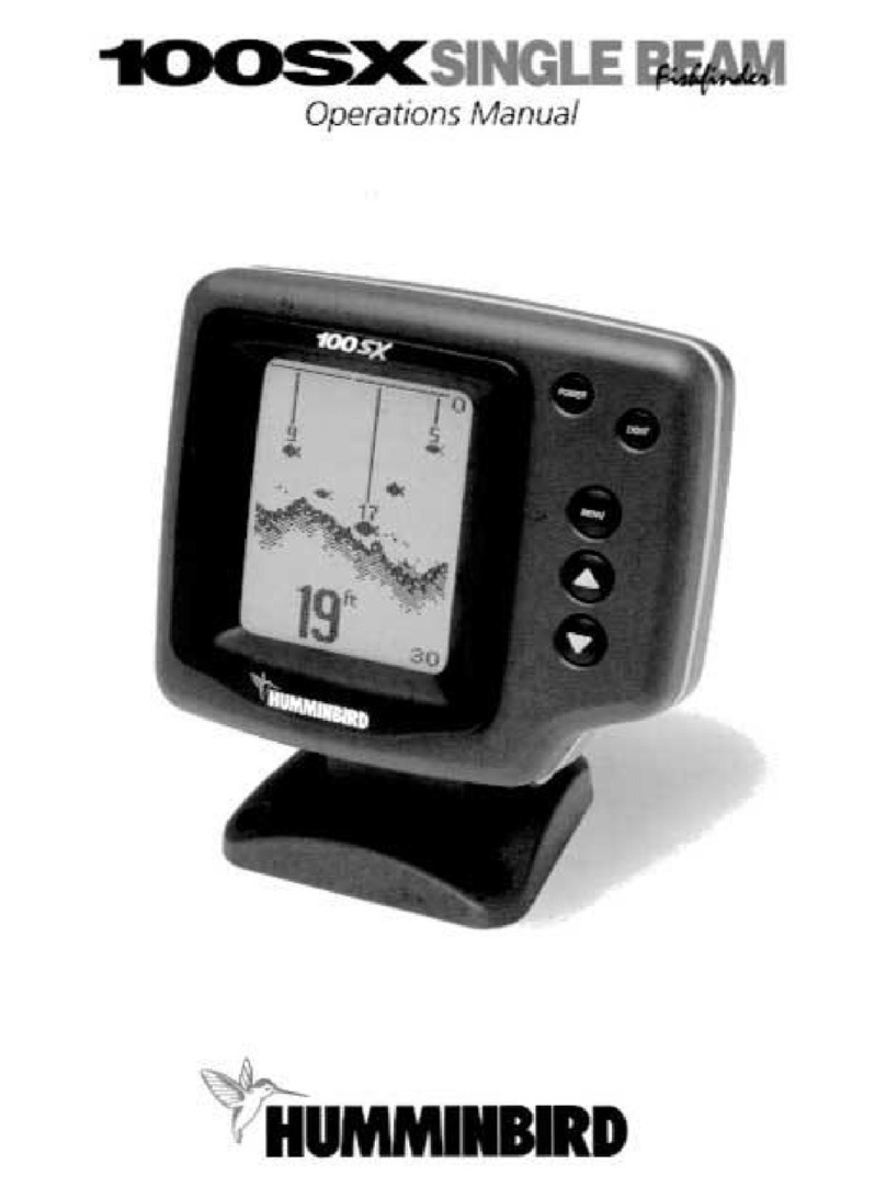 Humminbird 100SX Single Beam Operation manual