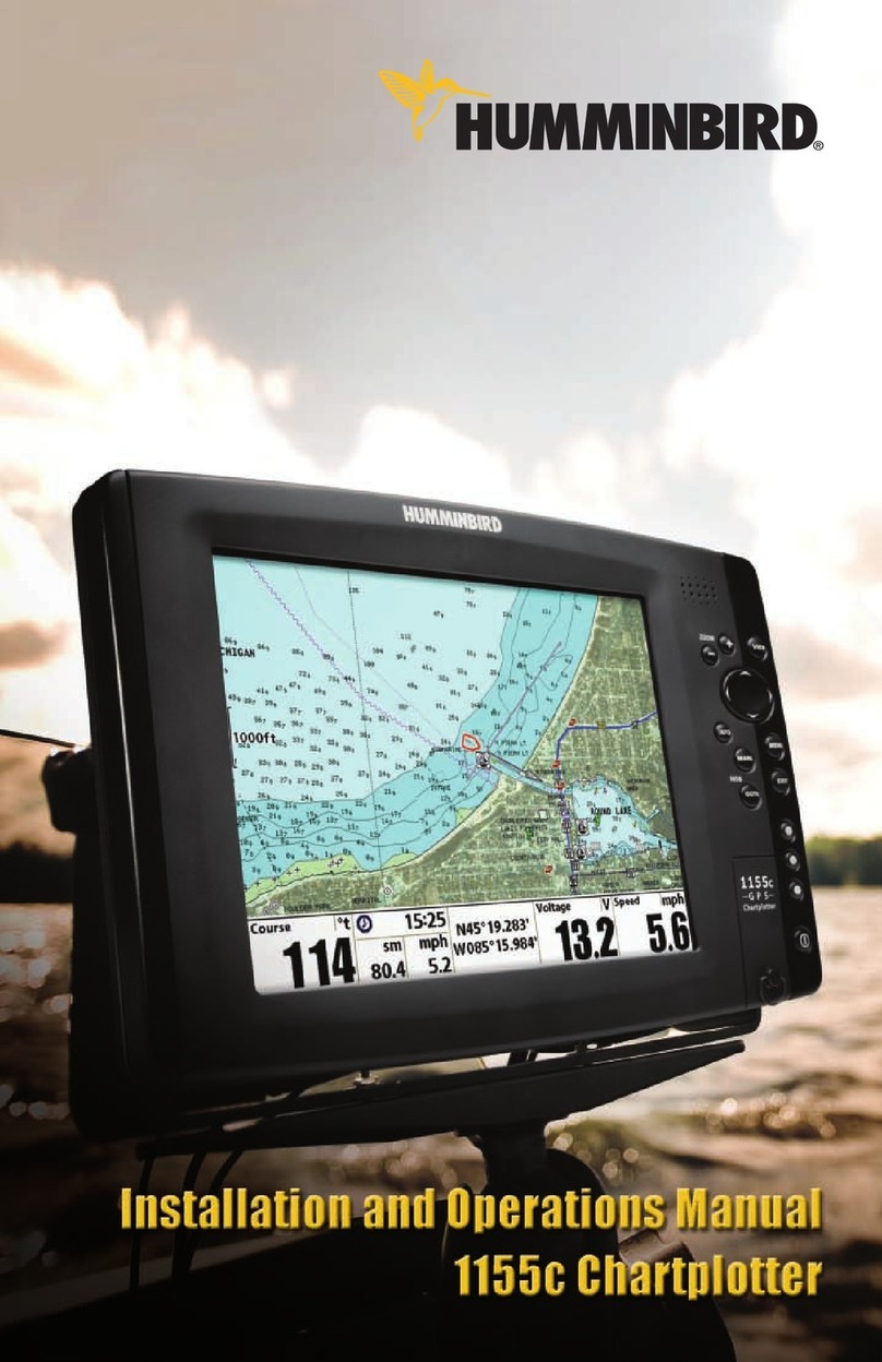 Humminbird 1155C Installation and operation manual