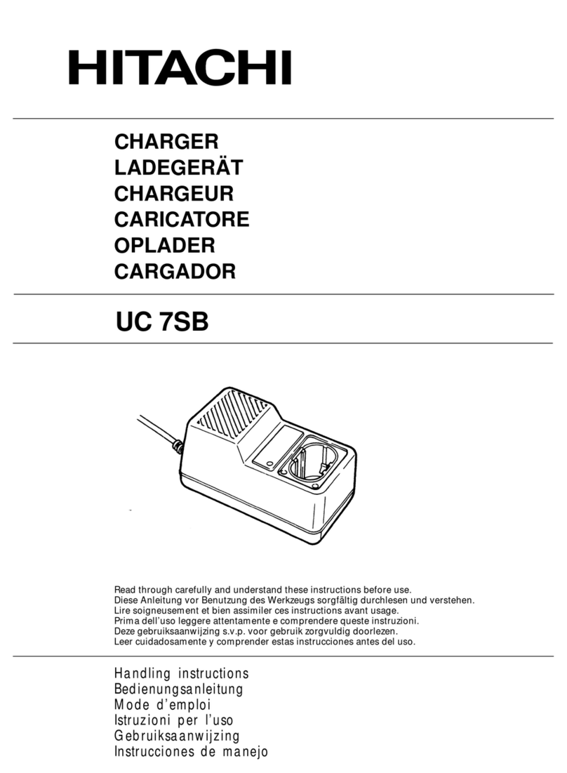 Hitachi UC 7SB Handling instructions