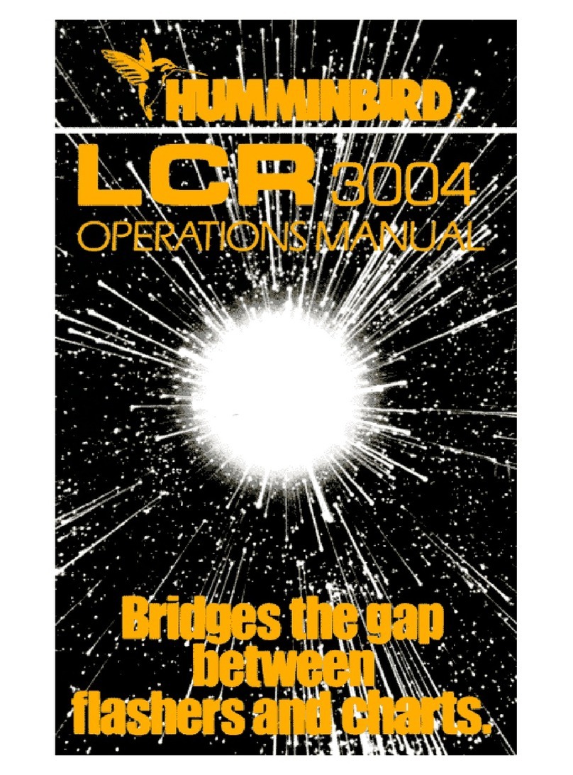 Humminbird LCR 3004 Operation manual
