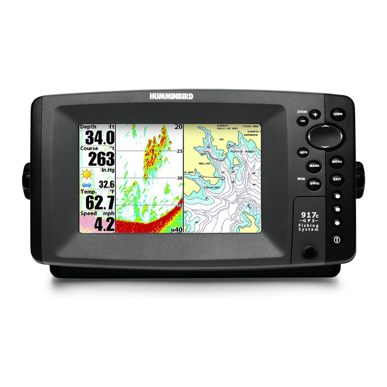 Humminbird 917C Installation and operation manual