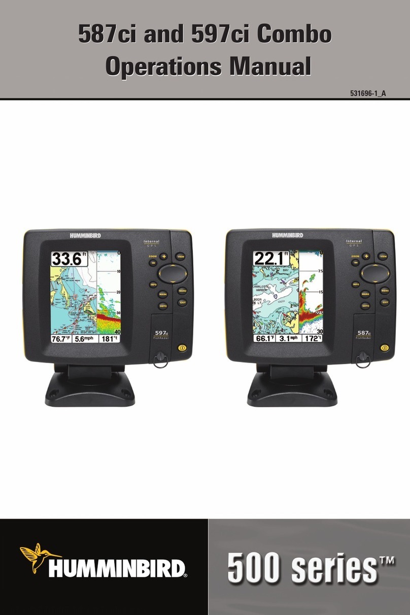 Humminbird 587ci Combo Operation manual