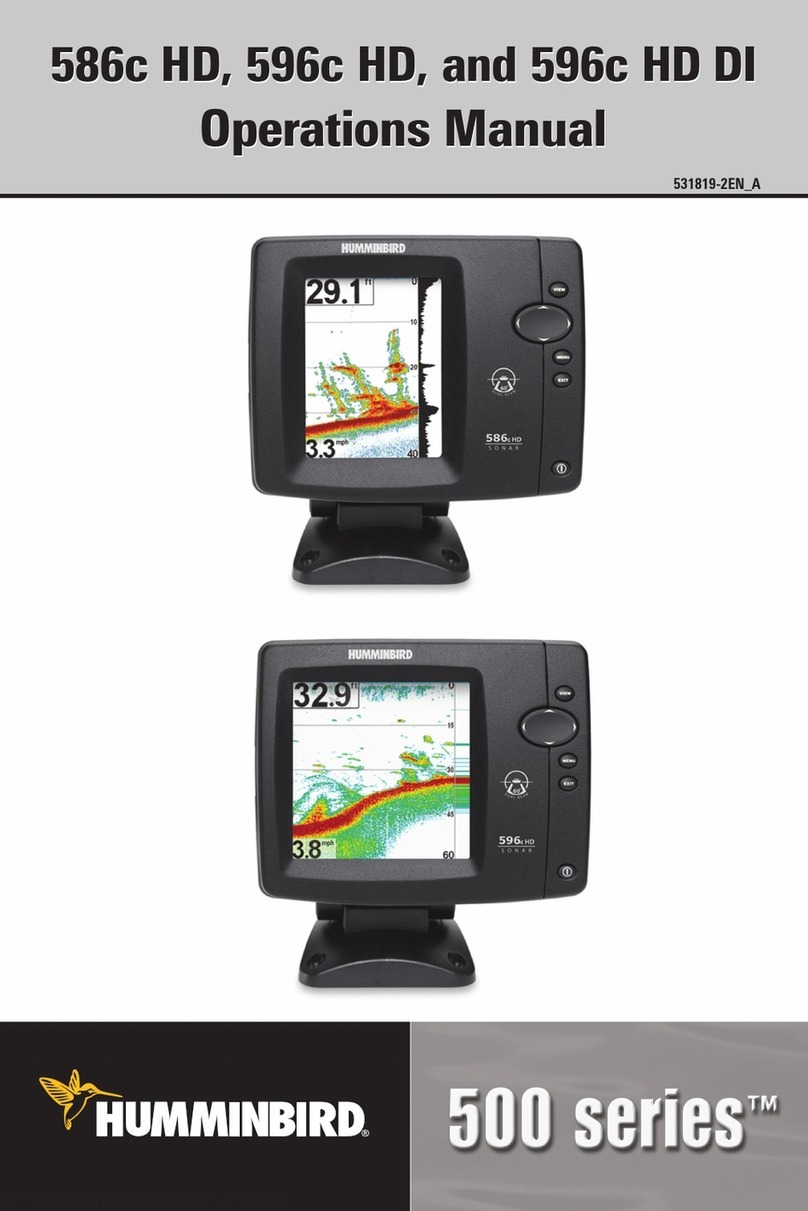 Humminbird 586C HD Operation manual