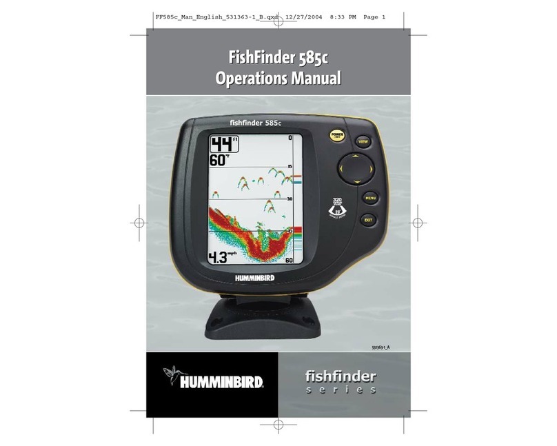 Humminbird 585C Operation manual