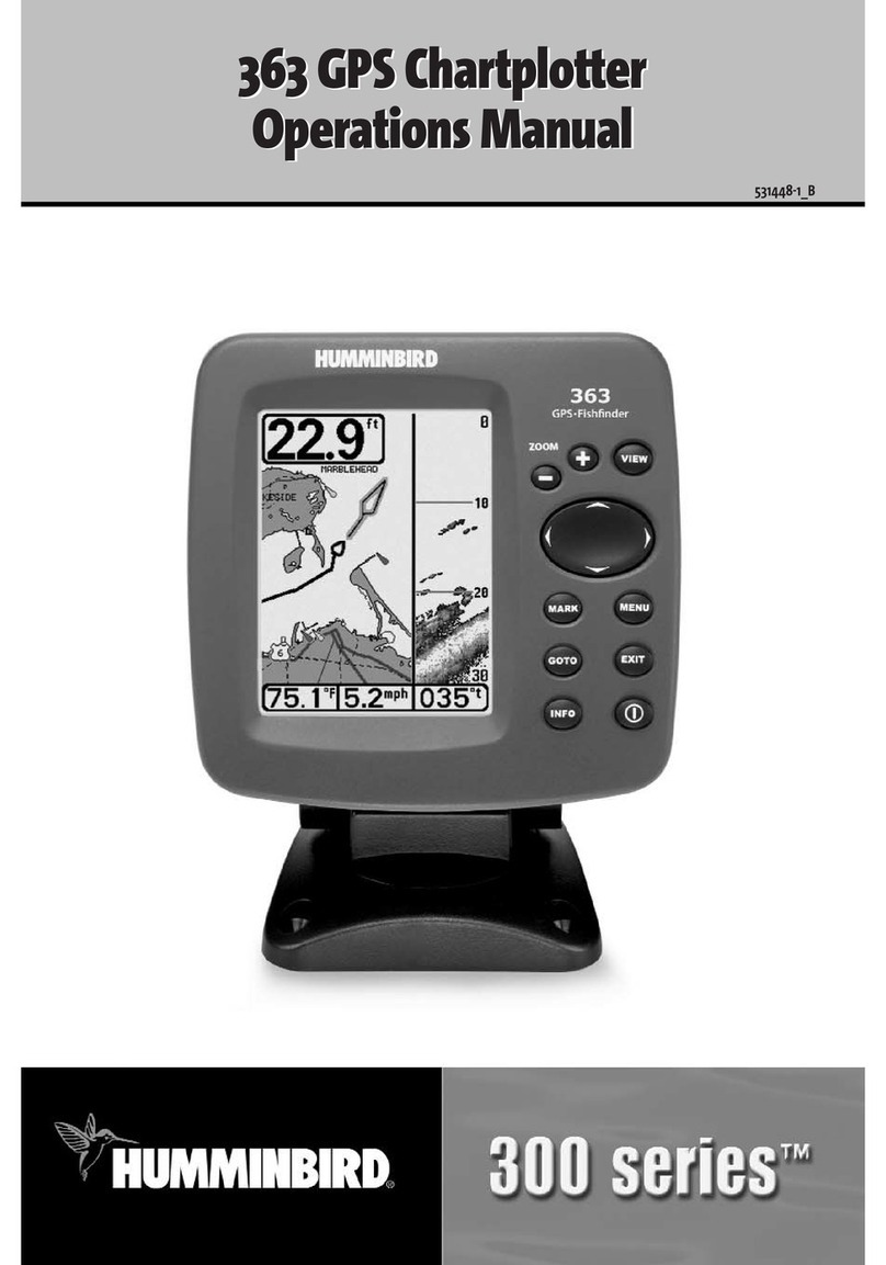 Humminbird 363 Operation manual