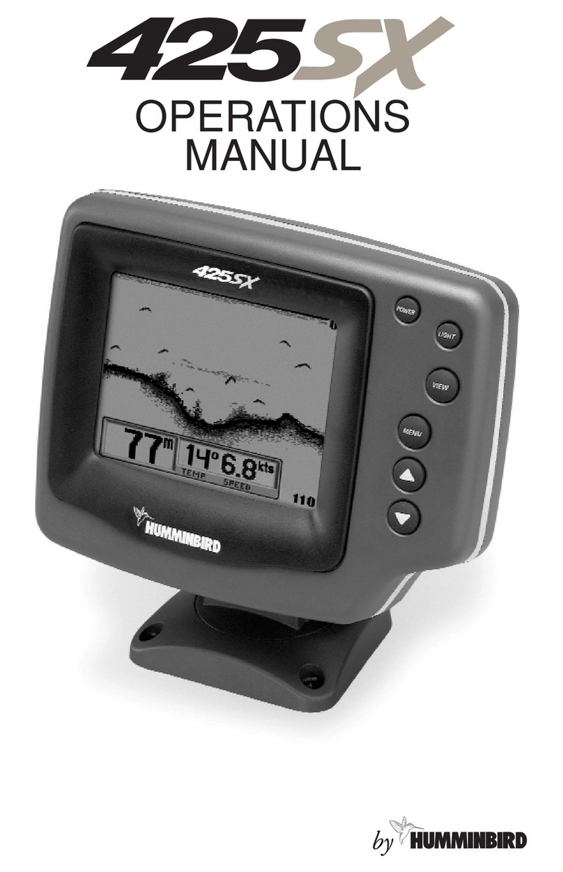 Humminbird 425 SX Operation manual