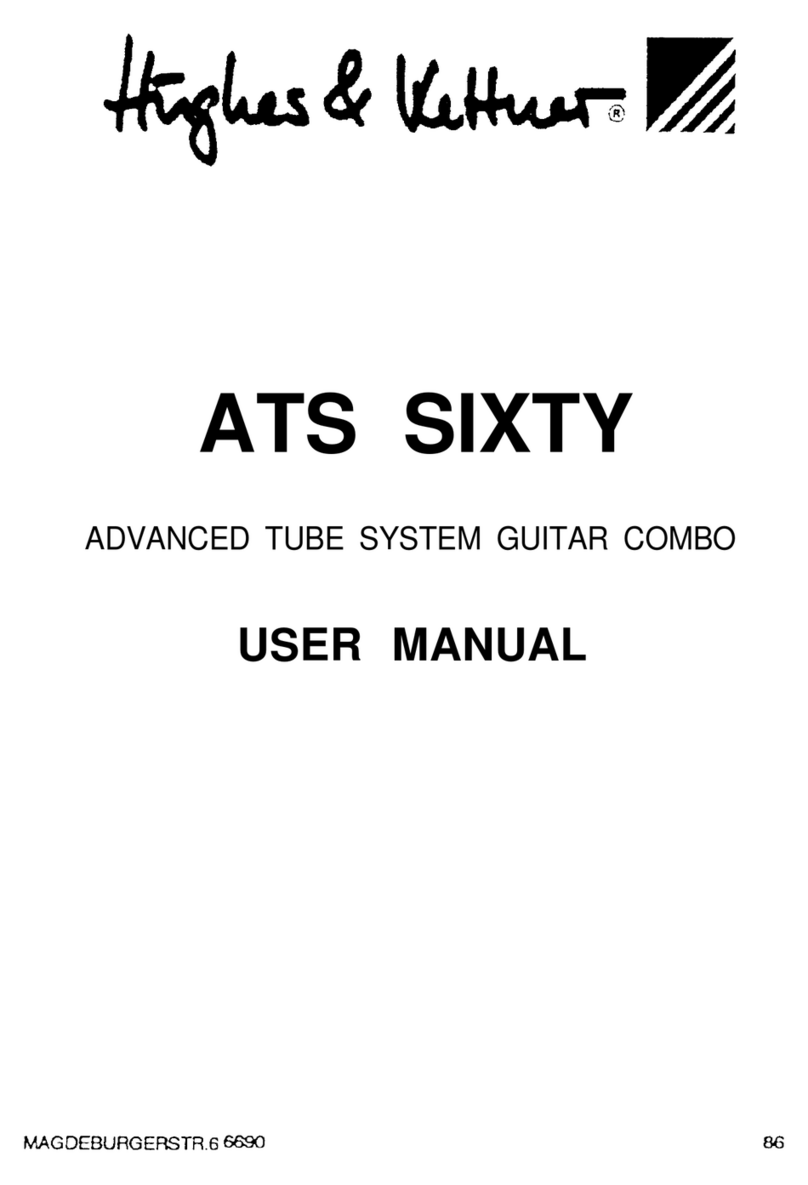 Hughes & Kettner SYSTEM GUITAR COMBO ATS SIXTY user manual