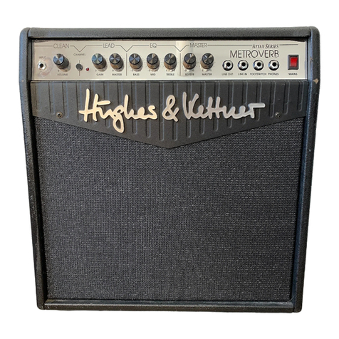 Hughes & Kettner Metro Verb Attax Series manual