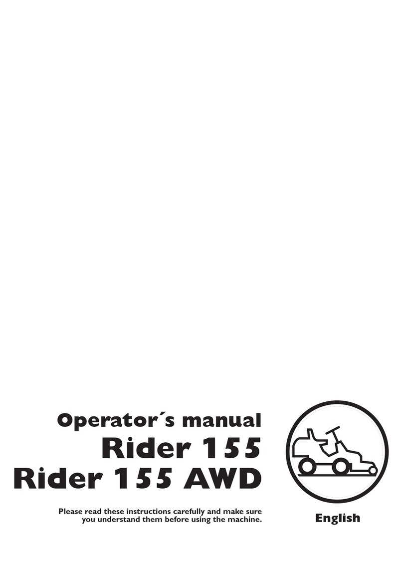 Husqvarna Rider 155 User manual