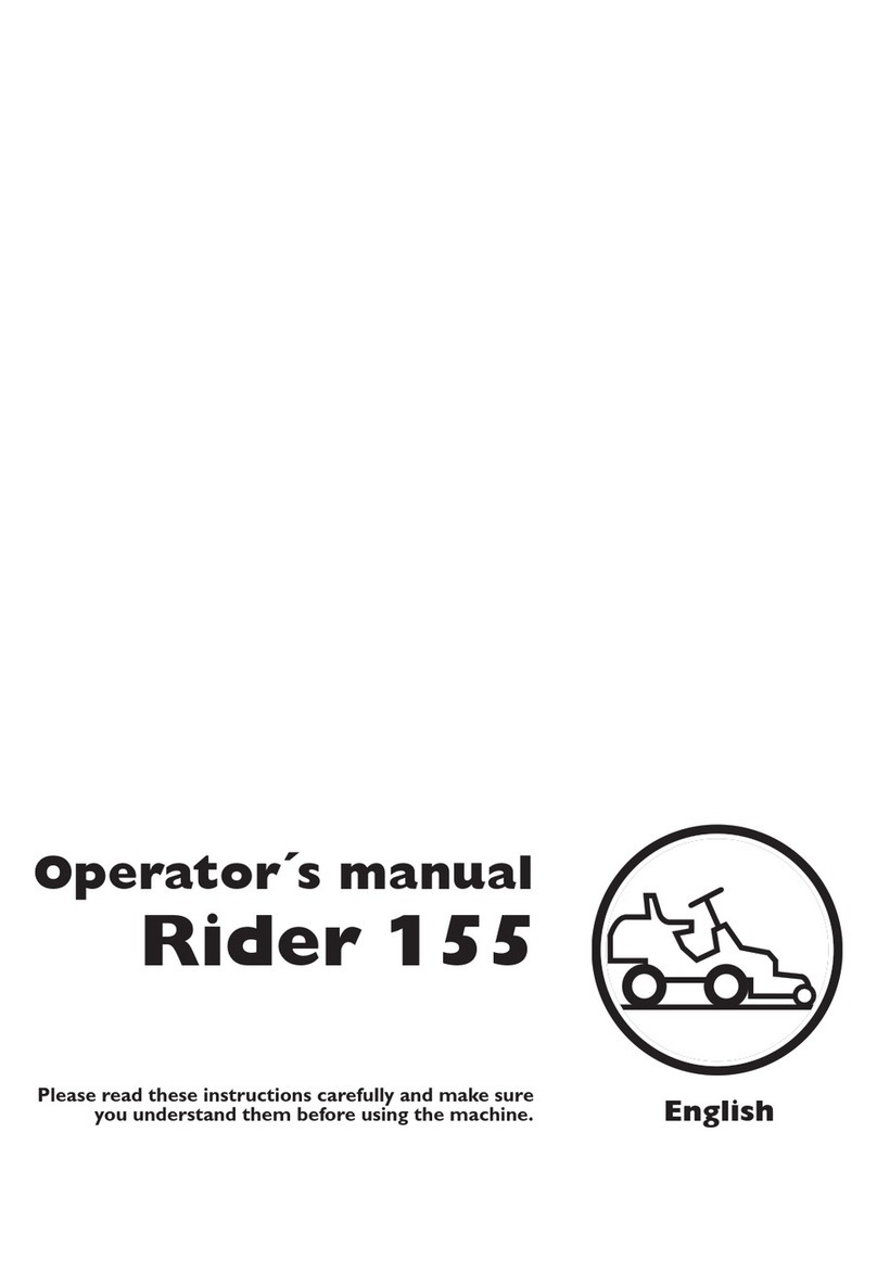 Husqvarna Rider 155 Operator's manual