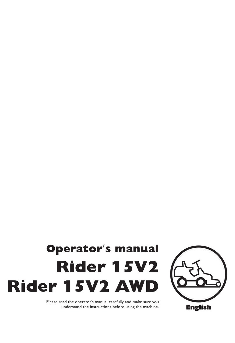 Husqvarna Rider 15V2 AWD Operator's manual Husqvarna Rider 15V2 AWD Operator's manual