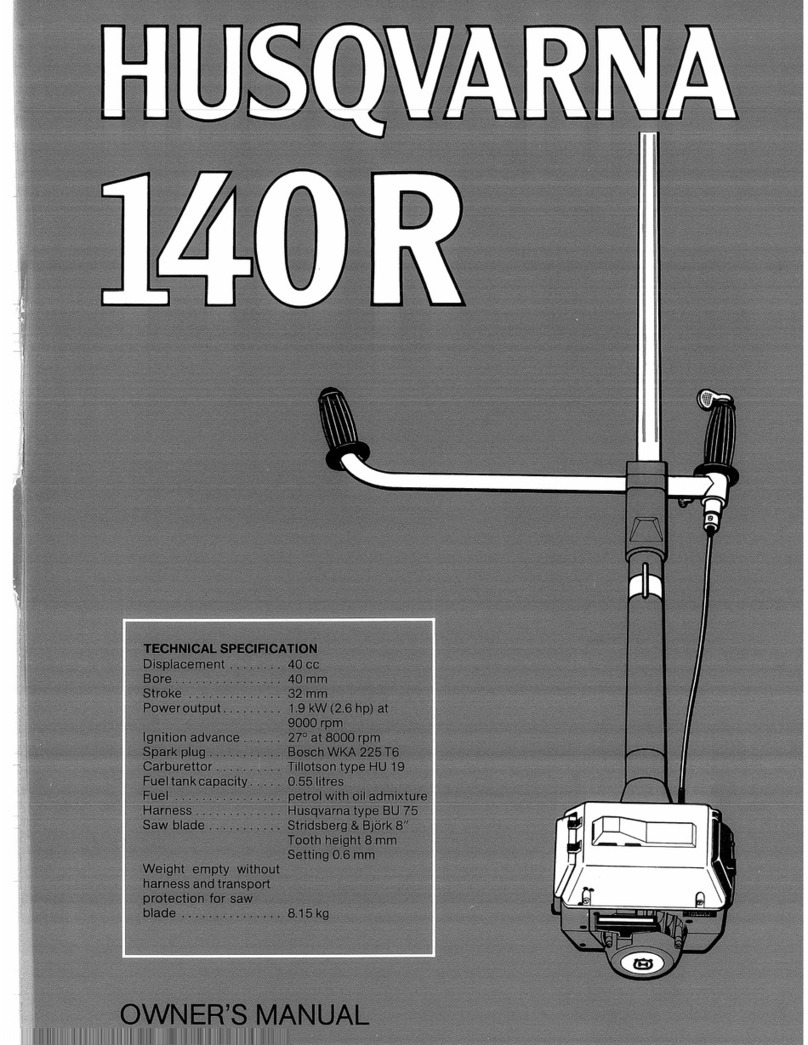 Husqvarna 140R User manual