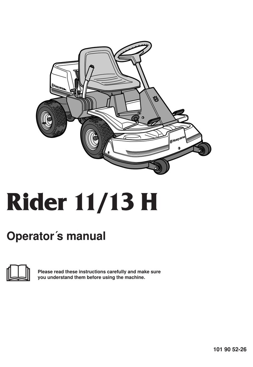 Husqvarna Rider 13H User manual