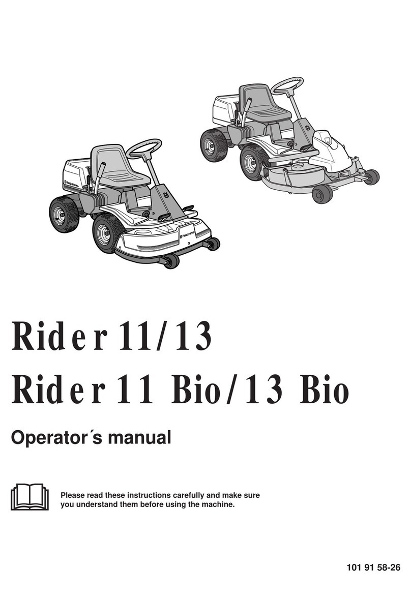 Husqvarna Rider 11 C User manual