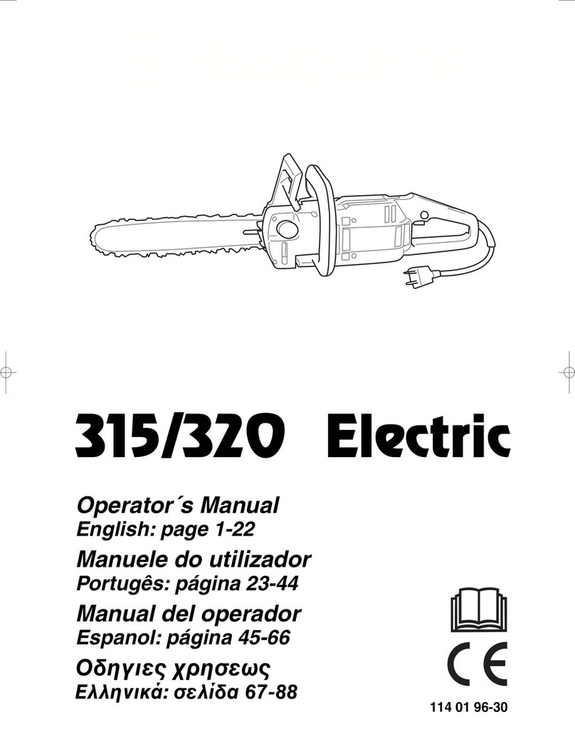 Husqvarna 315, 320 User manual Husqvarna 315, 320 User manual