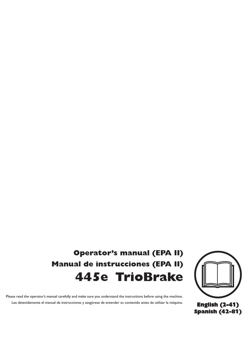 Husqvarna 445e TrioBrake User manual