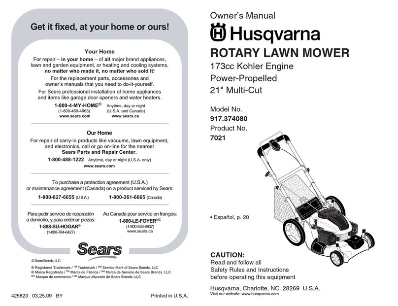 Husqvarna 917.37408 owner's manual